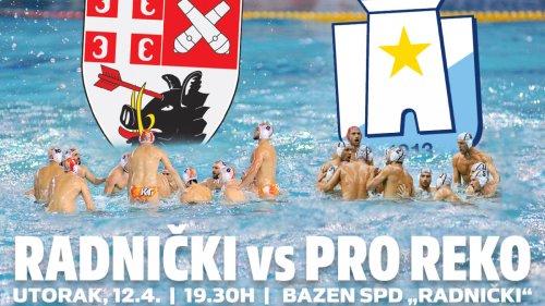 Moćni Pro Reko u Kragujevcu, ulaz besplatan, LEN Champions League - group A