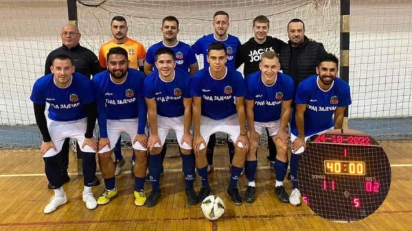 Futsaleri zaječarskog Timoka 2013 deklasirali KMF Timakum iz Knjaževca, FSRIS Regionalna liga - grupa Sever