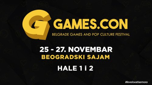 Games.con, najveći i najpopularniji festival gejminga i pop kulture u regionu počinje 25. novembra!