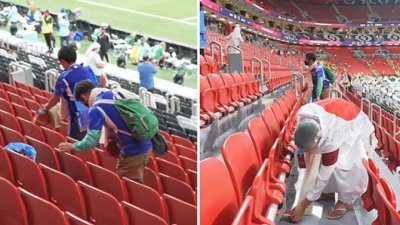 Japanci očistili stadion