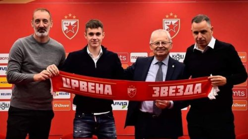 Đorđe Cvetković porpisao profesionalni ugovor sa Crvenom zvezdom, Kadetska liga Srbije