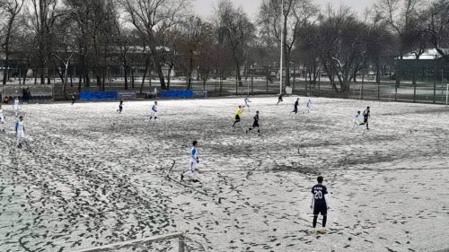 Prva utakmica i pobeda plavo-belih u 2023. godini, Srpska liga Beograd