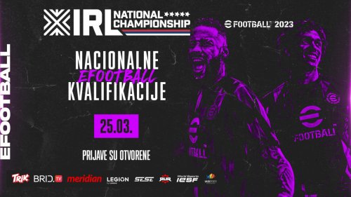 Prijavite se za nacionalne eFootball kvalifikacije za svetski IeSF šampionat 2023!