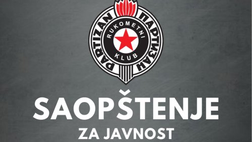 Saopštenje za javnost RK Partizan, ARKUS liga - Play Off