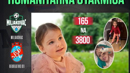 Beogradski niželigaši se udružuju i zajedno sa svojim navijačima u subotu pomažu Sofiji Rajić, Međuopštinska liga Beograd - grupa "A"