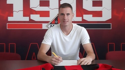Matija Gočmanac na golu Mačve, Mozzart Bet Prva liga Srbije
