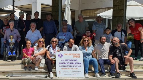 Održano 48. po redu Republičko šahovsko prvenstvo Saveza distrofičara Srbije
