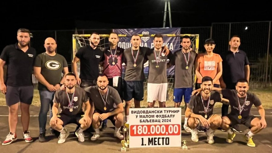 Ekipa AS Produkt pobednik Vidovdanskog turnira u Baljevcu