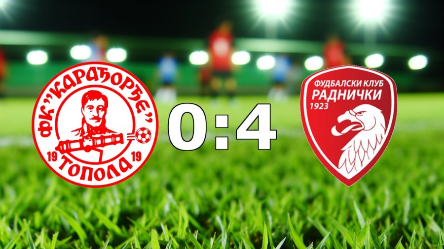 Radnički 1923 slavio na gostovanju u Topoli, Druga Kadetska "Podunavsko-Šumadijska"