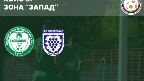 Posle pobede u Jasenovu OFK Kopaonik 1931 cilja nova tri boda protiv Vinogradara, Zona "Zapad"