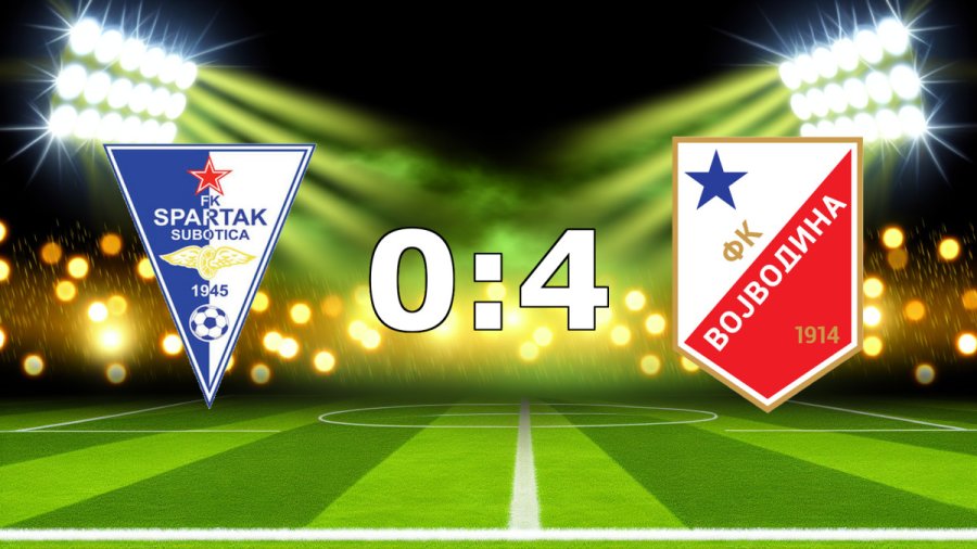 Ubedljiva pobeda Vojvodine u "vojvođanskom derbiju", Mozzart Bet Super liga Srbije