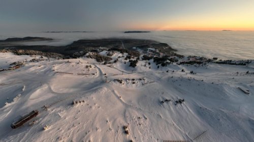 Gledamo se na snijegu!