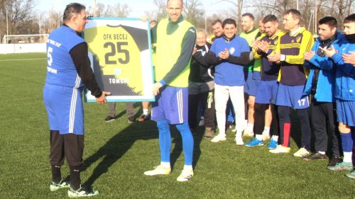 Bečejci se na dostojan način oprostili od Čedomira Tomčića, Srpska liga Vojvodina