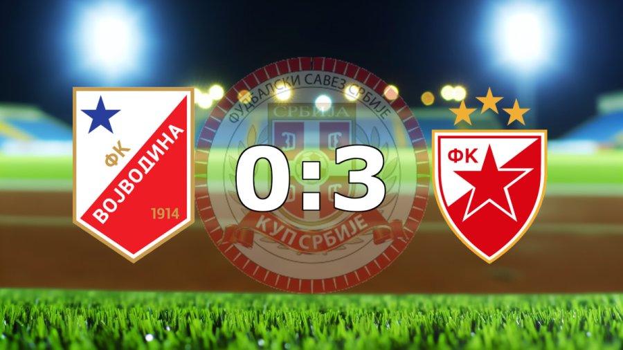 Vojvodina izgubila u finalu Kupa Srbije od Crvene zvezde, Kup Srbije
