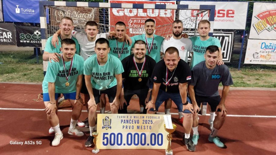 XV Turnir u malom fudbalu "Pančevo 2025": Pobednik ekipa Caffe Amareto, Turnir Pančevo - Završna faza