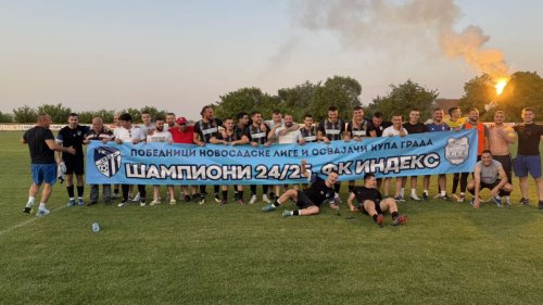 "Indeksovci" sa "desetkom" overili povratak u Vojvođansku ligu, Prva novosadska liga