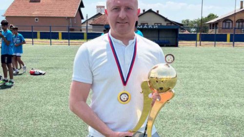 Trener Marko Jovanović u albanskoj Apoloniji