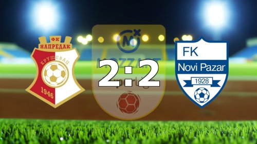 Podela bodova u Kruševcu, Mozzart Bet Super liga Srbije