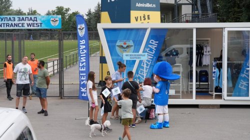 Superligaš Železničar otvorio fan shop, Mozzart Bet Super liga Srbije