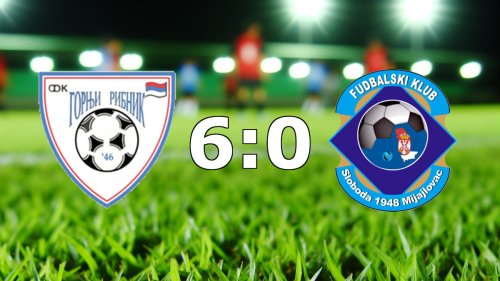 Ribnik na svom terenu deklasirao Slobodu 1948, Druga rasinska okružna liga "Zapad"