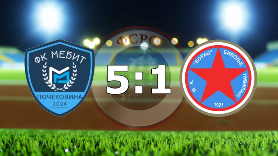 Mebit kao parni valjak, savladan i Borac iz Bivolja, Prva rasinska okružna liga