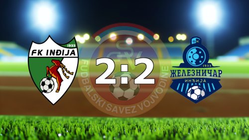 Inđija i Železničar odigrali spektakularni gradski derbi 2:2, Srpska liga Vojvodina
