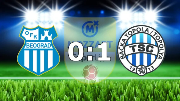 Minimalna pobeda TSC-a nad OFK Beogradom za korak bliže plej-ofu, Mozzart Bet Super liga Srbije