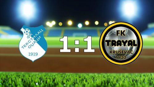 Tekstilac ispustio pobedu protiv Trajala u nadoknadi u Odžacima, Mozzart Bet Prva liga Srbije