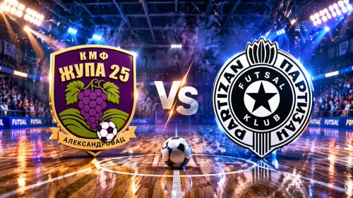 Istorija u Aleksandrovcu: KMF Župa 25 debituje protiv beogradskog Partizana