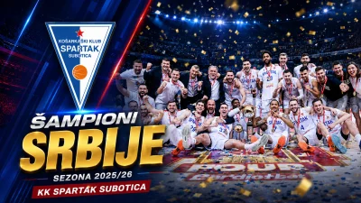 Spartak osvojio titulu prvaka Srbije posle drame i produžetka protiv FMP-a