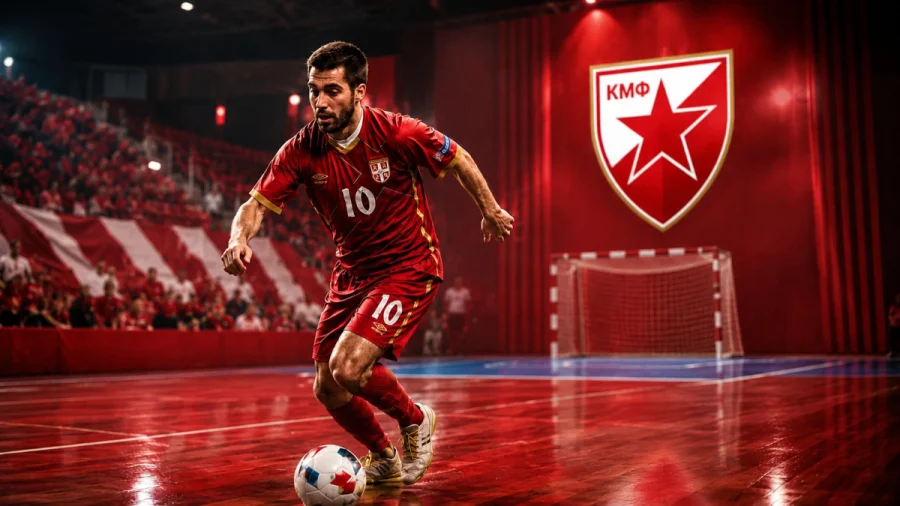 Legenda srpskog futsala Mladen Kocić obukao dres Crvene zvezde, Super liga Srbije